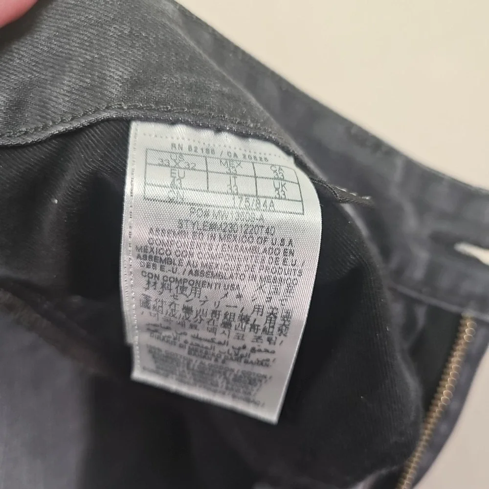 Guess‎ Los Angeles Desmond Relaxed Fit Jeans Mens 33x32 Faded Black M2301220T40